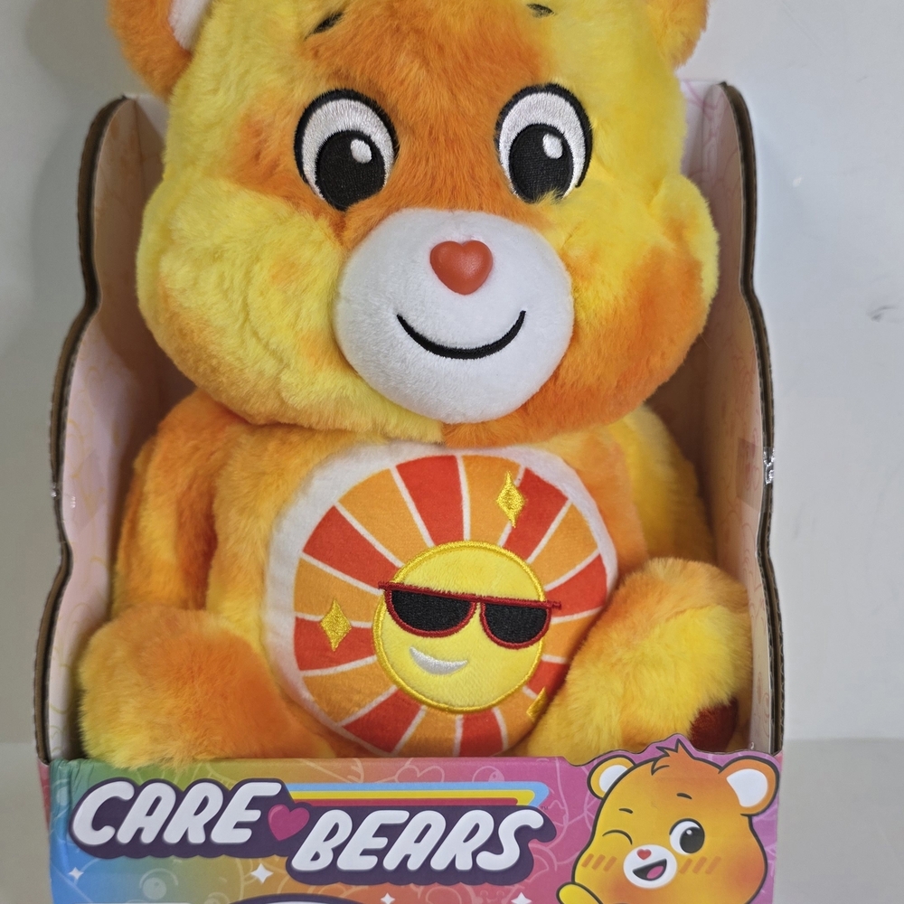 Care Bears Funshine Bear 14" Plush NEW!!